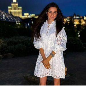 Zara Textured weave mini dress